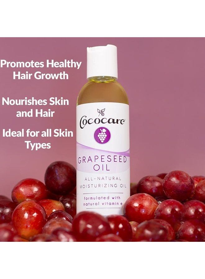Cococare Natural Oil, Grapeseed, 4 Oz - Image 3