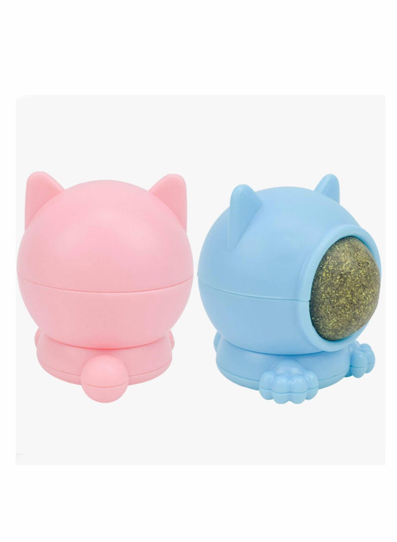 Excefore Cat Catnip Balls Toy, Rotatable Catnip Edible Octopus Shape Natural Licking Treats Toys - Image 4