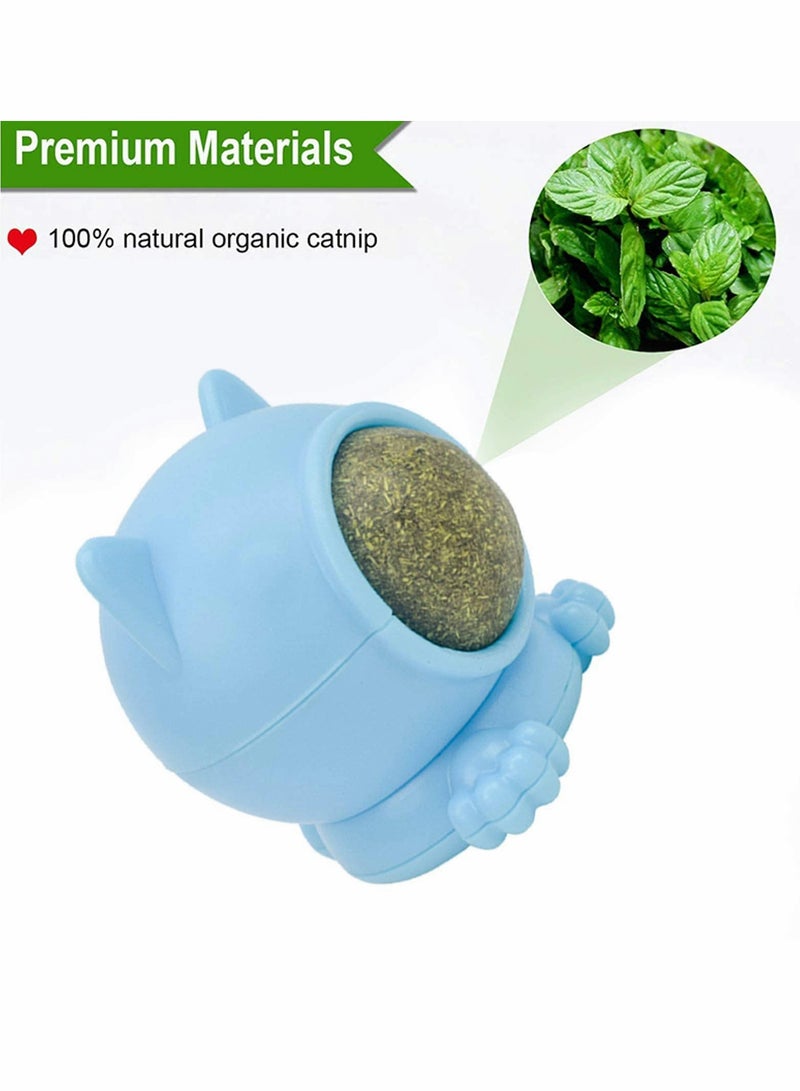 Excefore Cat Catnip Balls Toy, Rotatable Catnip Edible Octopus Shape Natural Licking Treats Toys - Image 3