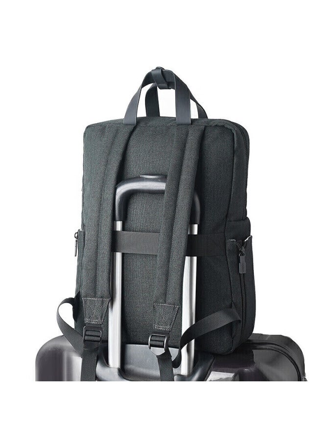 Lexon Casual Backpack For Men, 14/15.6-inch Laptop Bag, Commuter Travel Bag, Lightweight School Bag, Green - Image 3