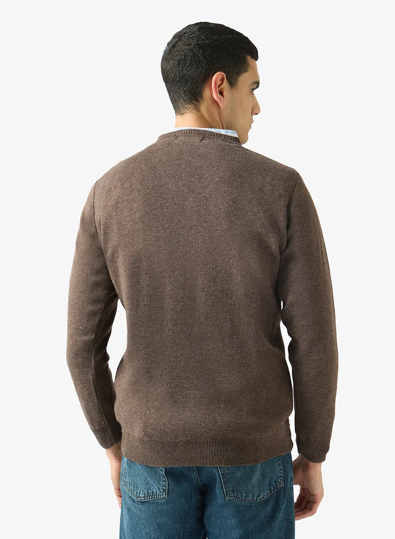Robert Wood  Casual V Neck Pullover Sweater for Men | Best Price UAE