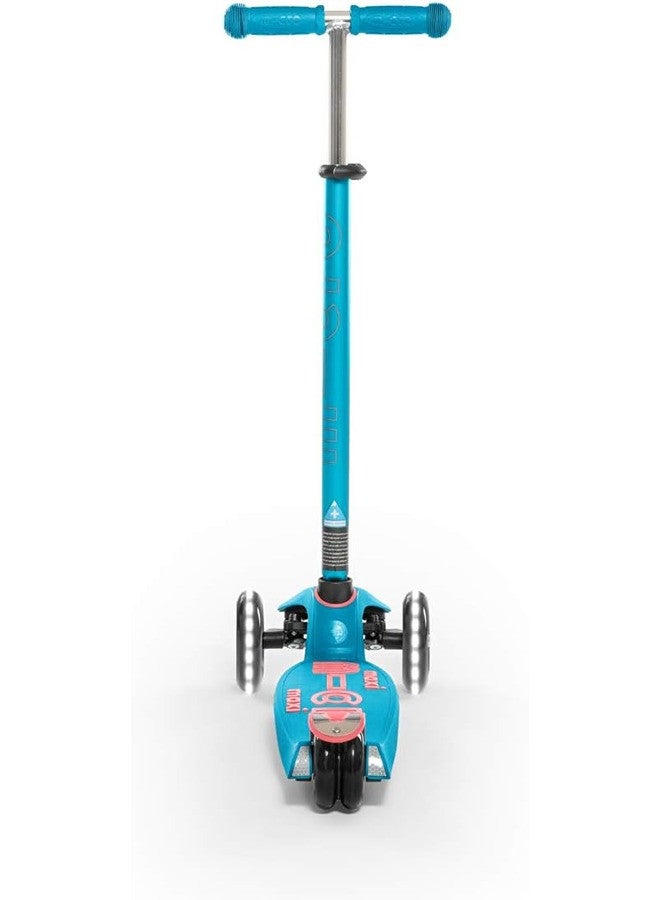 Micro Maxi Deluxe Led Scooter Aqua | Maxi Scooter | Scooters | Scooter for Boys | Scooter for Kids | Kids Scooter | Outdoor Scooter| Ride on Scooter | Scooter for Girls - Image 5