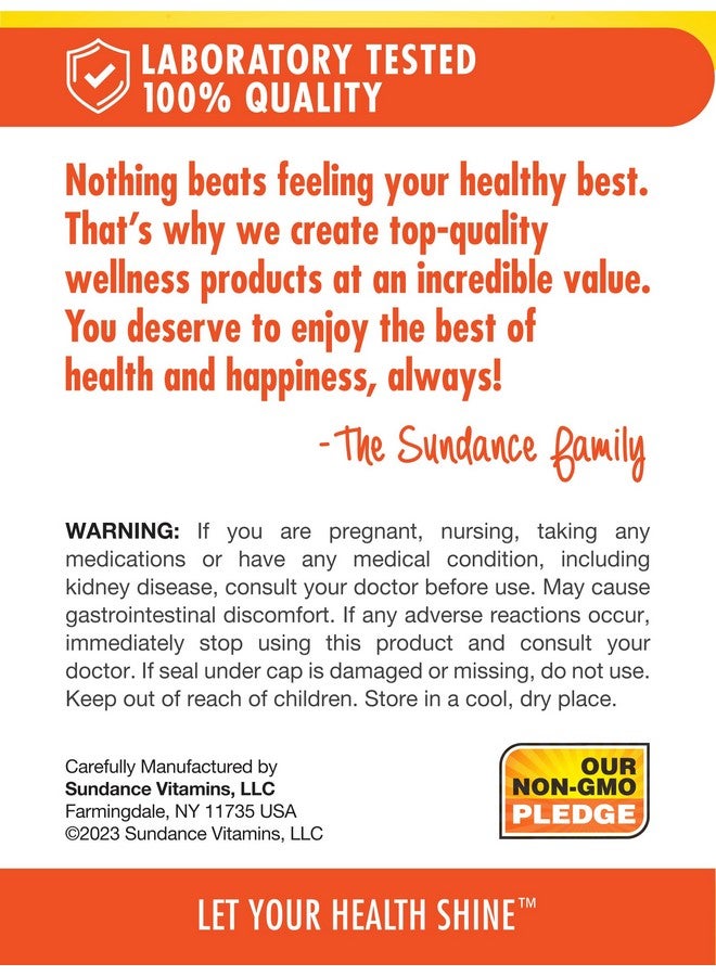 صن دانس كبسولات Sundance Magnesium Glycinate | 665 مجم | 50 حبة سريعة الإطلاق | مكمل غذائي خالٍ من الكائنات المعدلة وراثيًا والغلوتين - Image 5