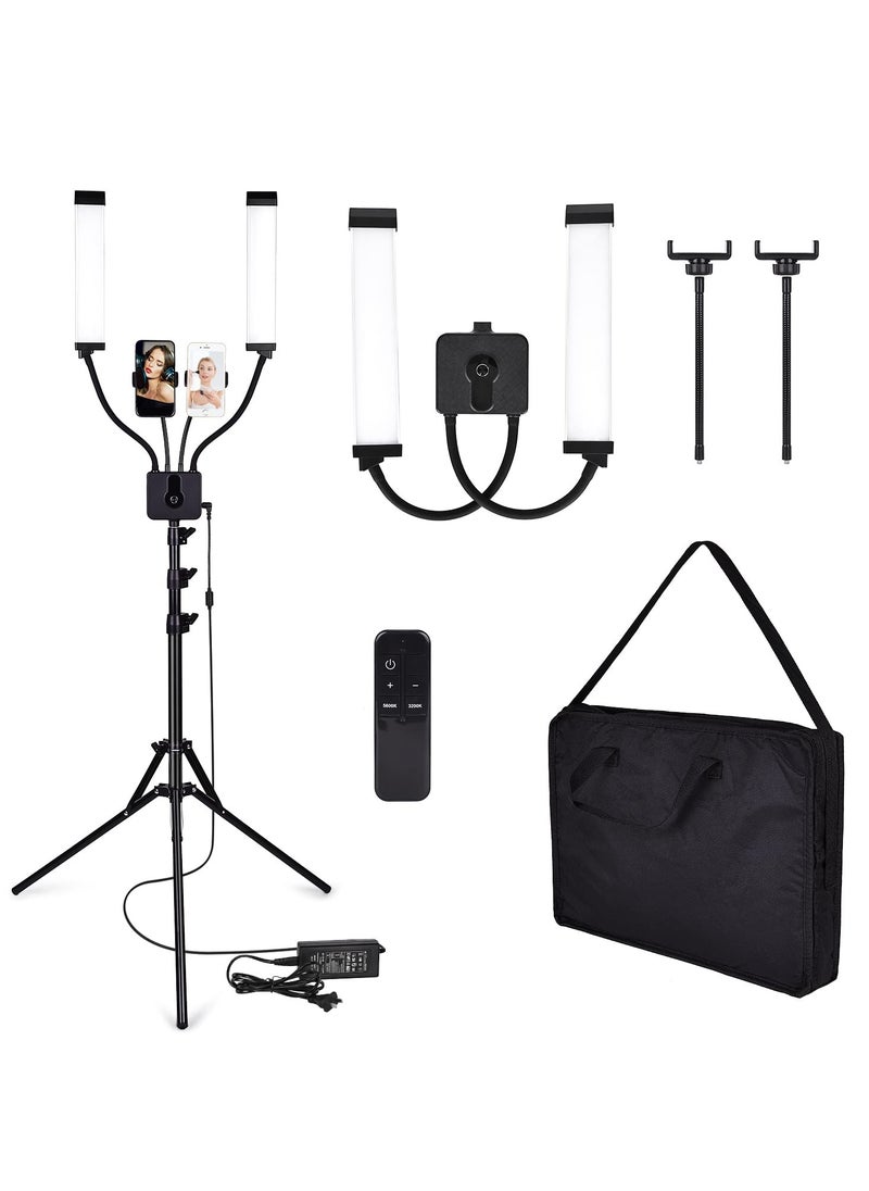 XiuWoo Photography Lights Lamp, Dimmable Esthetician Light for Lash Extensions with Tripod Stand and Phone Holder, Floor Lamp, Lash Light for Makeup, Tattoo, Photography, Selfie, Video Recording  - Image 1