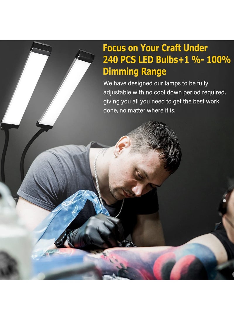 XiuWoo Photography Lights Lamp, Dimmable Esthetician Light for Lash Extensions with Tripod Stand and Phone Holder, Floor Lamp, Lash Light for Makeup, Tattoo, Photography, Selfie, Video Recording  - Image 3