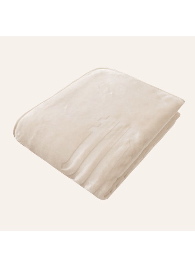MORANO - Engraved Single Blanket1 Ply Blanket Size - 180 x 240 cm Weight - 2.280 Kg 100% Polyester Embossed design - Image 1