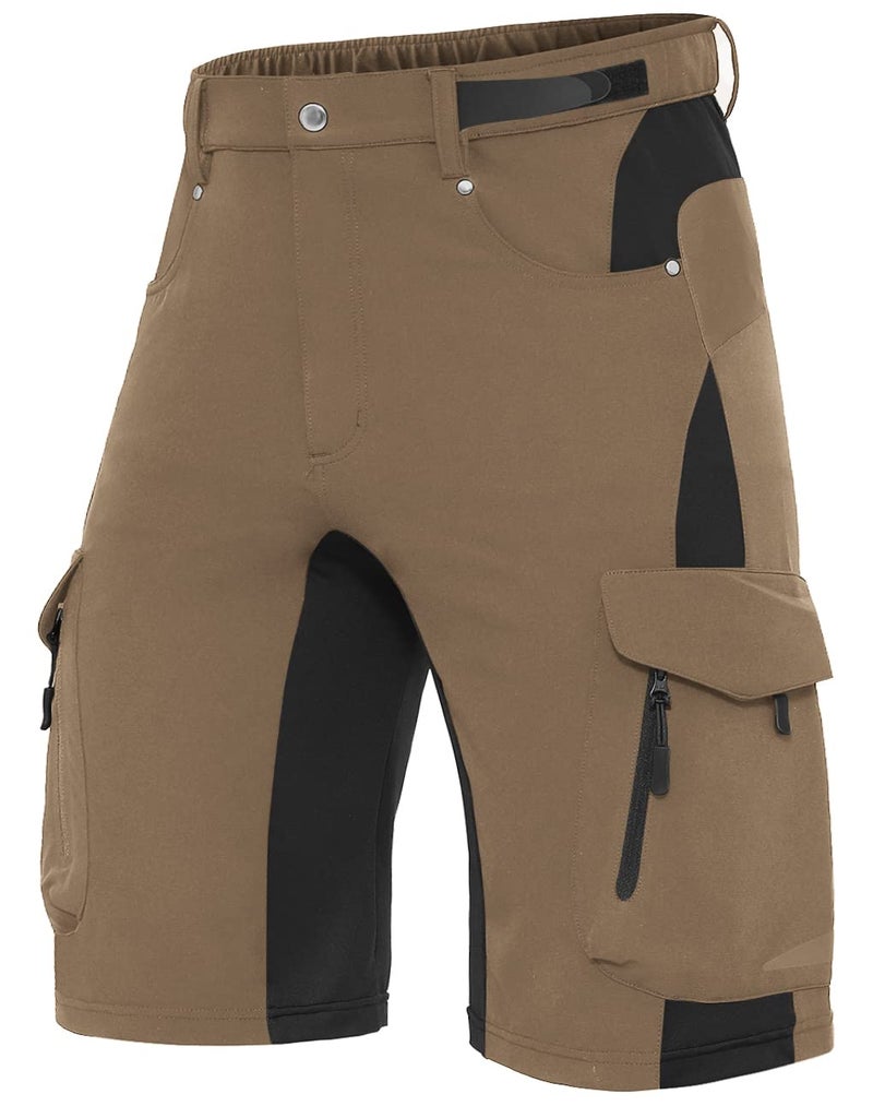 XKTTAC Men's Outdoor Quick Dry Lightweight Cargo Shorts for Hiking, Casual, Camping, Tactical, Fishing, Golf, Travel with 6 Pockets (Khaki, XX-Large) - Image 1