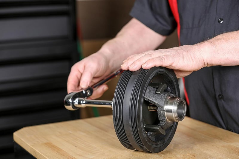 ARES 15085 – Harmonic Balancer Puller for GM – Low Profile Harmonic Balancer Puller Allows for Easy Access and Service – Compatible with GM LS Engines and Other Chrysler Applications - Image 4