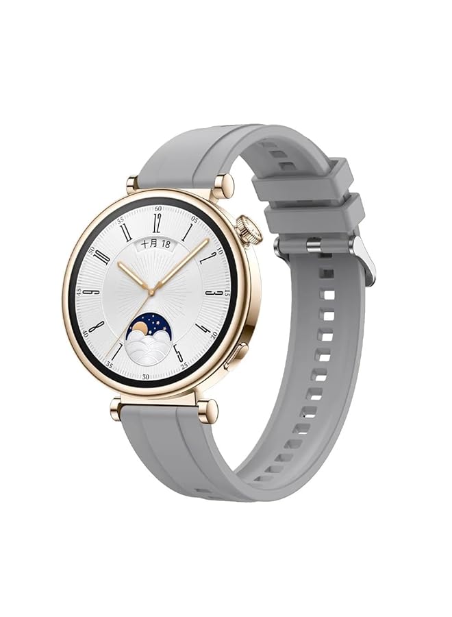 دادو حزام ساعة من السيليكون متوافق مع سوار ساعة Huawei Wacth Gt4 مقاس 41 ملم من السيليكون الناعم - Image 1