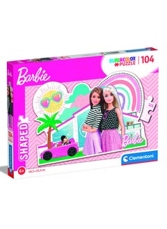 Clementoni Clementoni Puzzle Barbie & Summer 104 Pieces | Jigsaw Puzzle | Children's Puzzle | Preschool Learning Toys | Develops Problem Solving Skills | Made in Italy  - Image 1