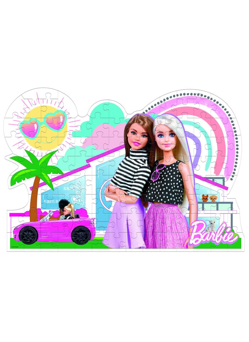 Clementoni - Clementoni Puzzle Barbie & Summer 104 Pieces | Jigsaw Puzzle | Children's Puzzle | Preschool Learning Toys | Develops Problem Solving Skills | Made in Italy - Image 1