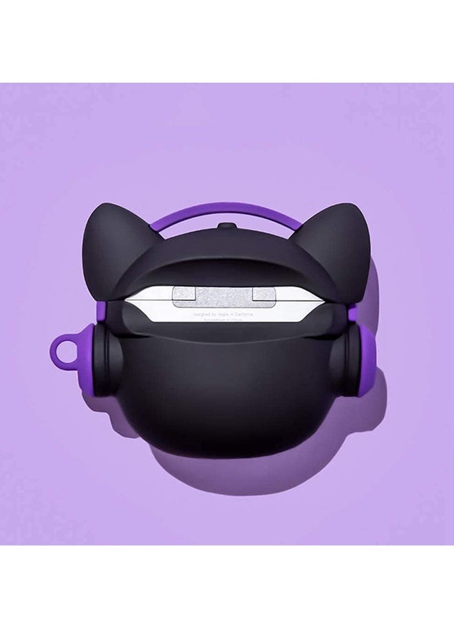 3D Cartoon Cute Silicone Earbuds Cover for AirPods Pro 2nd Generation Case Compatible with Airpods Pro Case 2nd/1st Gen (2023/2022/2019) - Hip-hop Bulldog - Image 4