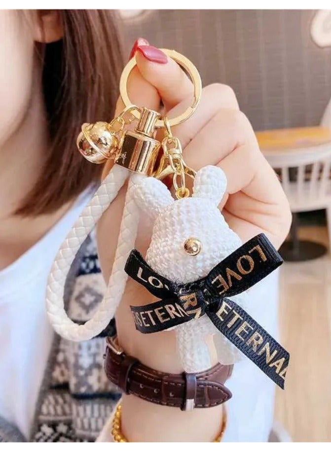 Stylish Bear Keychain Medallion Key Chain Suitable for Car Keys House Keys Bags Great Accessory and Nice Gift - Image 1