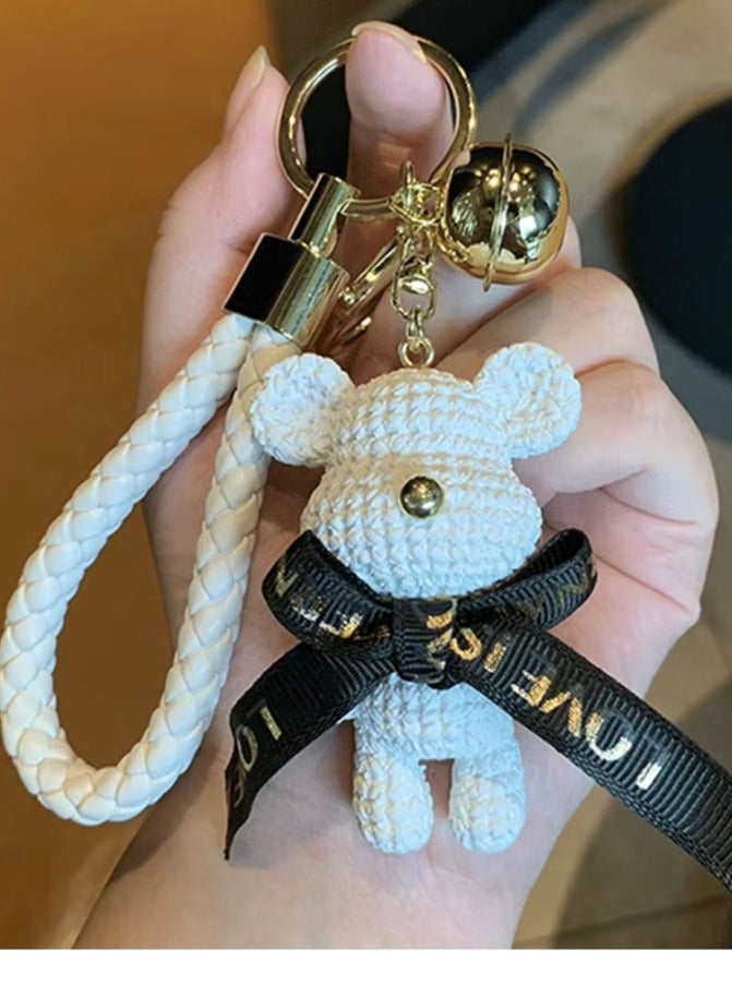 Stylish Bear Keychain Medallion Key Chain Suitable for Car Keys House Keys Bags Great Accessory and Nice Gift - Image 2