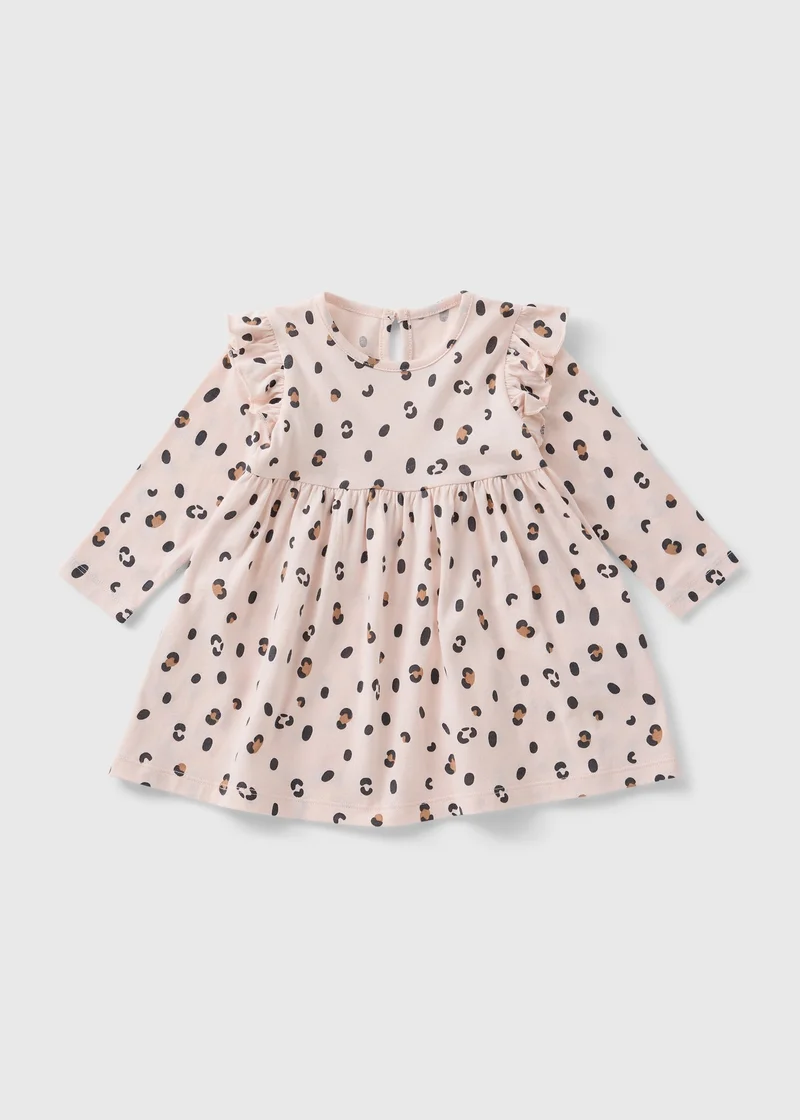 Matalan Girls Pink Leopard Dress