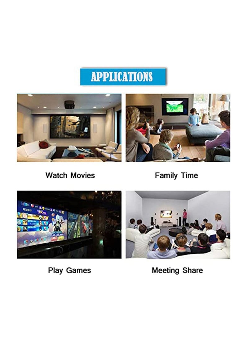 Y&D 3 in 1 HDMI Adapter Cable, Phone to Cable Digital Audio Mirror, Mobile Screen TV Projector Monitor 1080P HDTV for All System Devices - Image 3