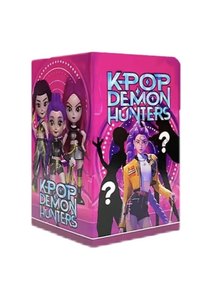 KPop Demon Hunters Figures Kpop Demon Hunters Action Figure Home Decor Desk Ornament For Hunters Fans 6pcs set secret - Image 4