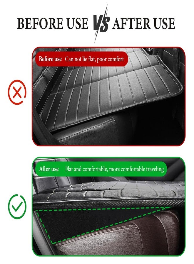 FSTURIOS Auto Seat Wedge Leveling Cushion, Comfortable Ergonomic Wedge Foam Pad Car Seat Cushion, Angled Design Rear Seat Pad Office Chair Support Cushion for Pain Relief - Image 5