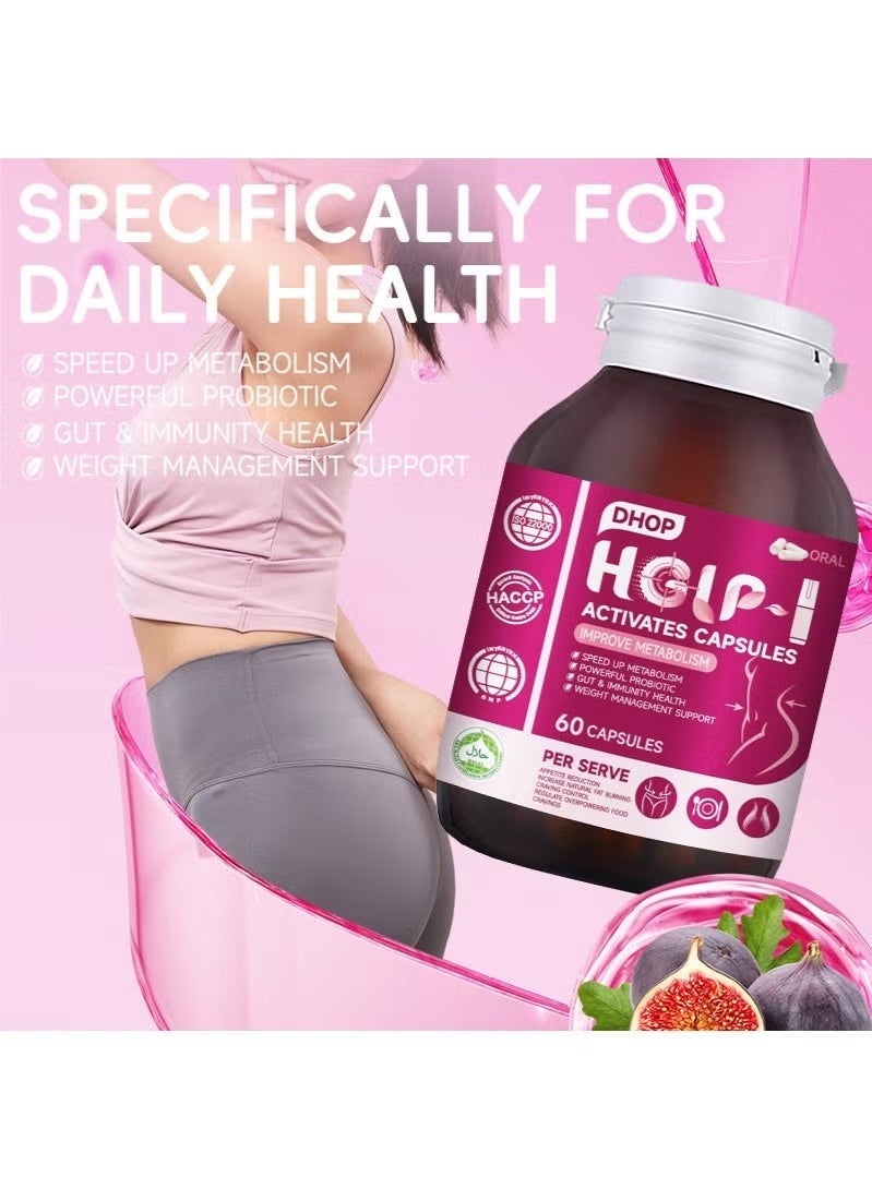 DHOP Hglp-1 Activates Capsules Improve Metabolism Burn Excess Fat Boost Immunity 60 Capsules - Image 3