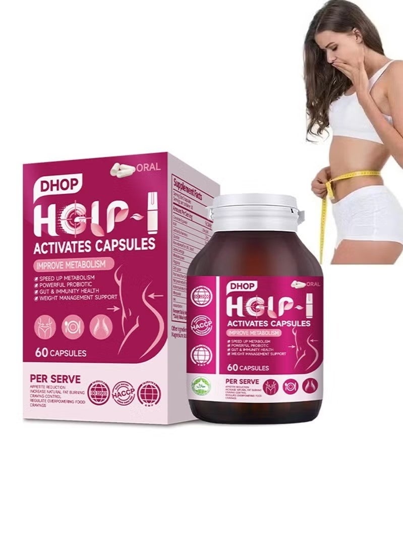 DHOP Hglp-1 Activates Capsules Improve Metabolism Burn Excess Fat Boost Immunity 60 Capsules - Image 2