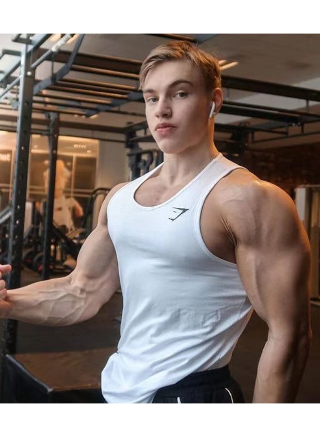 Gymshark Men's Gymshark Drop Arm Tank Top Sleeveless Muscle T Shirts Gym Workout - Image 3