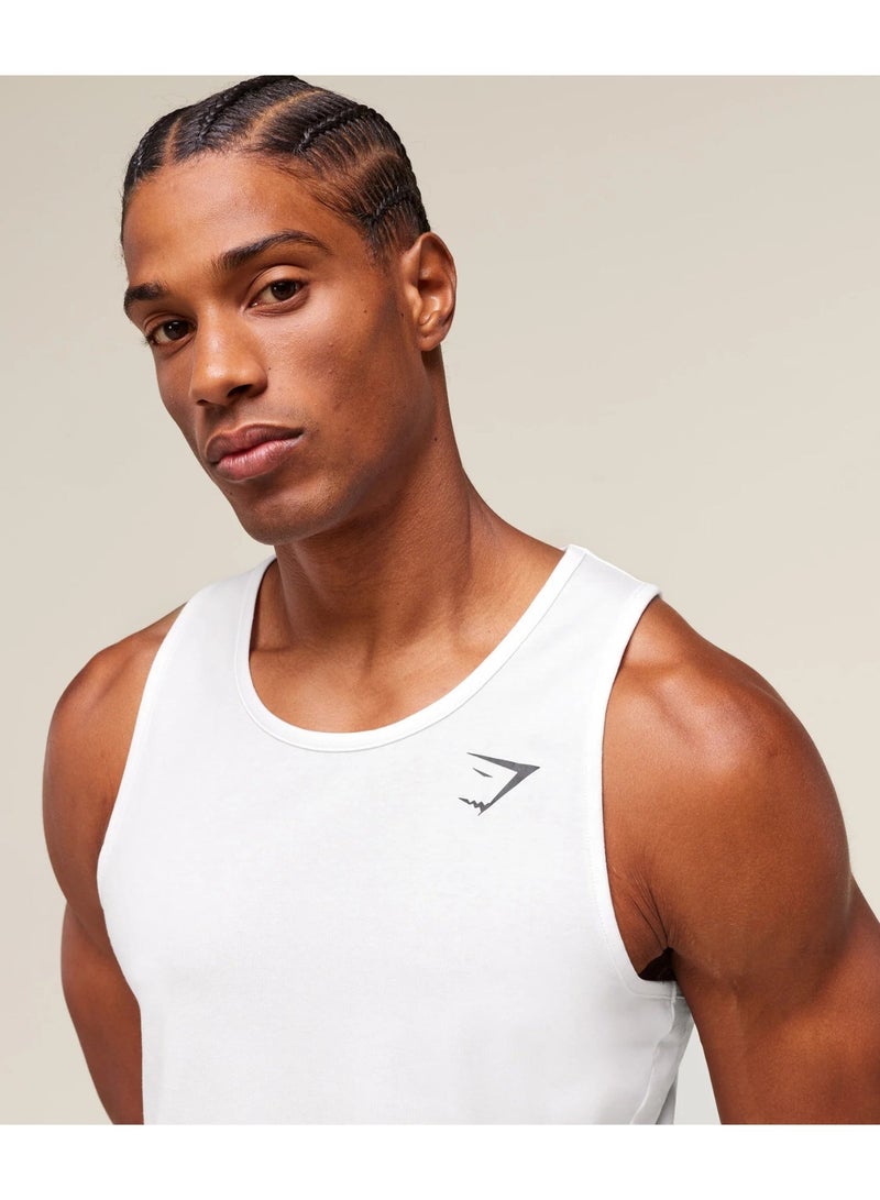 جيمشارك الرجال Gymshark إسقاط ذراع دبابة أعلى العضلات بلا أكمام قمصان رياضة التمرين - Image 4