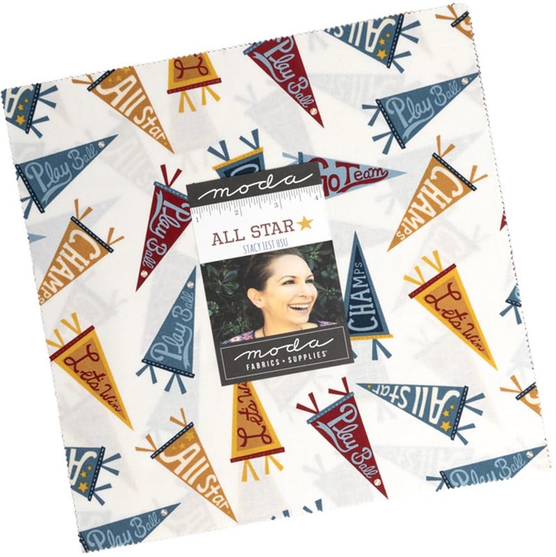 All Star Layer Cake 4210 Precut Fabric Quilt Squares by Stacy Iest HSU