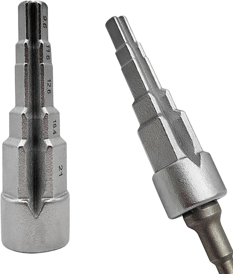 klarako Radiator Stepped Wrench and Ratchet,Practical Radiator Spanner Hand Tool for Radiator Valves - Image 3