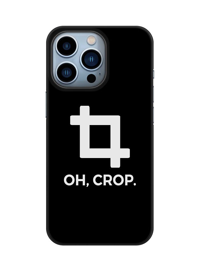 Stylizedd Case for iPhone 15 Pro Slim Snap Classic Series Mobile Cover Hard PC Shield Matte Finish Phone CasePrint - Oh Crop  - Image 1
