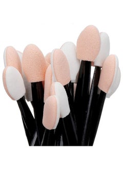 Akstore Akstore Disposable Dual Sides Eye Shadow Sponge Applicator Eyeshadow Brushes Makeup Brush (30PCS-Black)  - Image 3