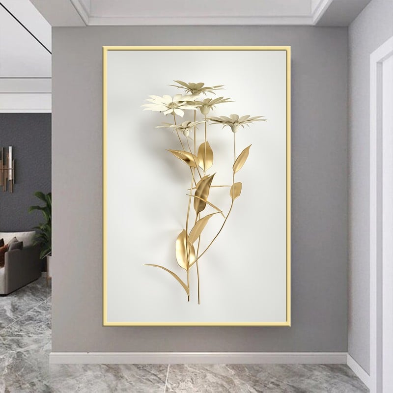 Marktna Modern design canvas painting with a hollow frame, size (60×90), one piece - Image 1