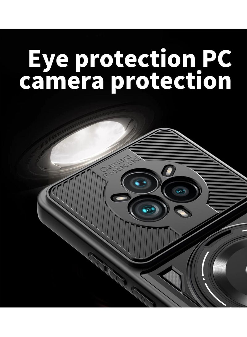 Case Cover Shock Resistant Protect Camera TPU + PC Compatible with Realme 14 Pro Plus (Black) - Image 5