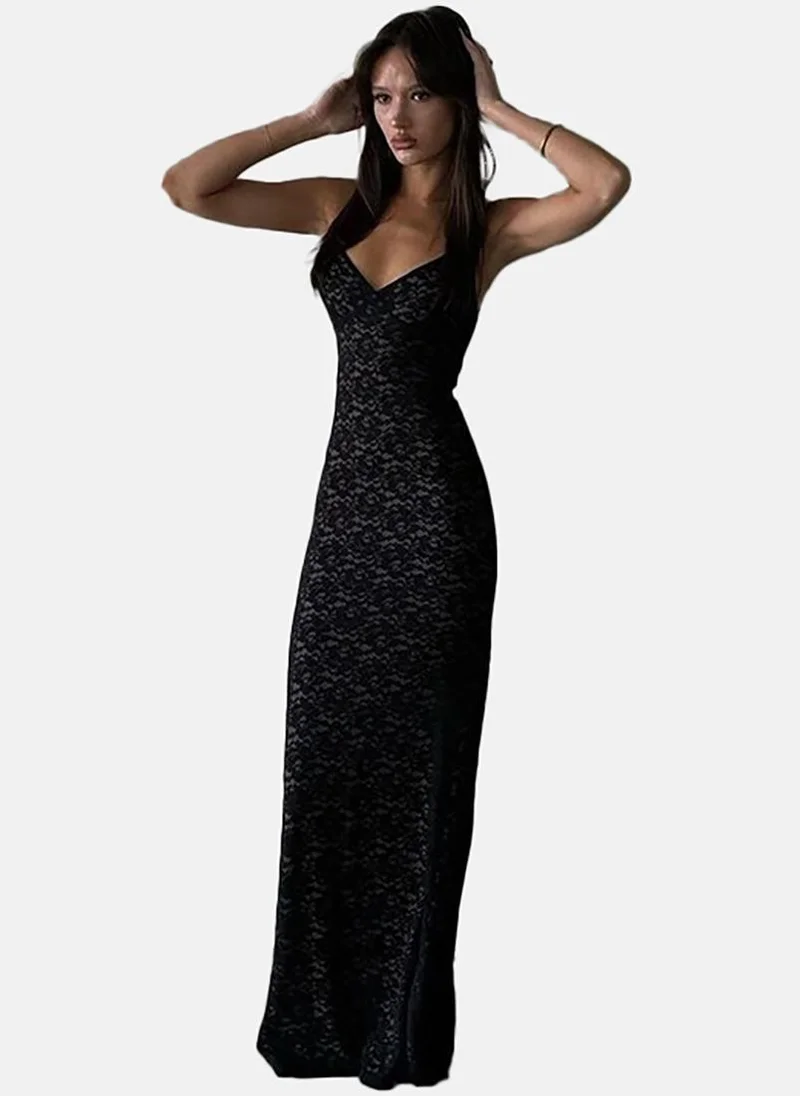 يونيكي Women Shoulder Straps Maxi Dress