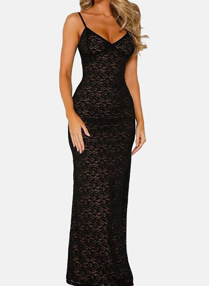 يونيكي Women Shoulder Straps Maxi Dress