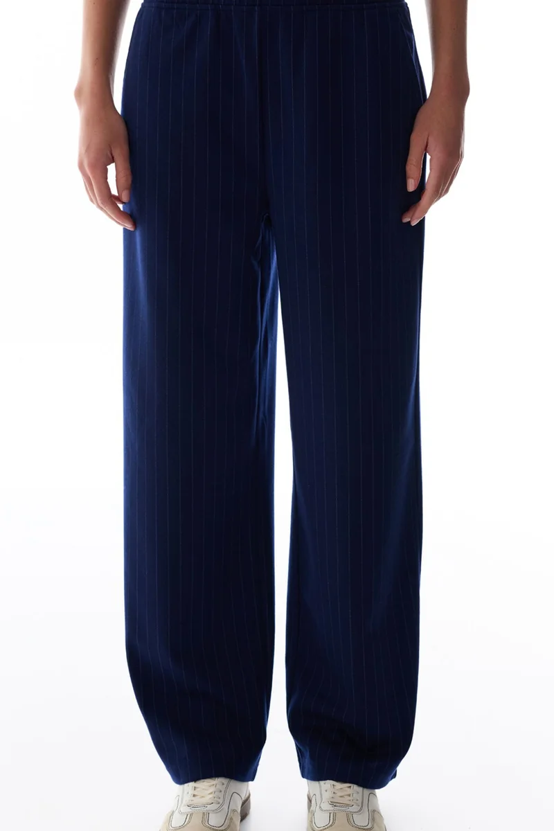 بنتي PENTI Striped High Waist Pants