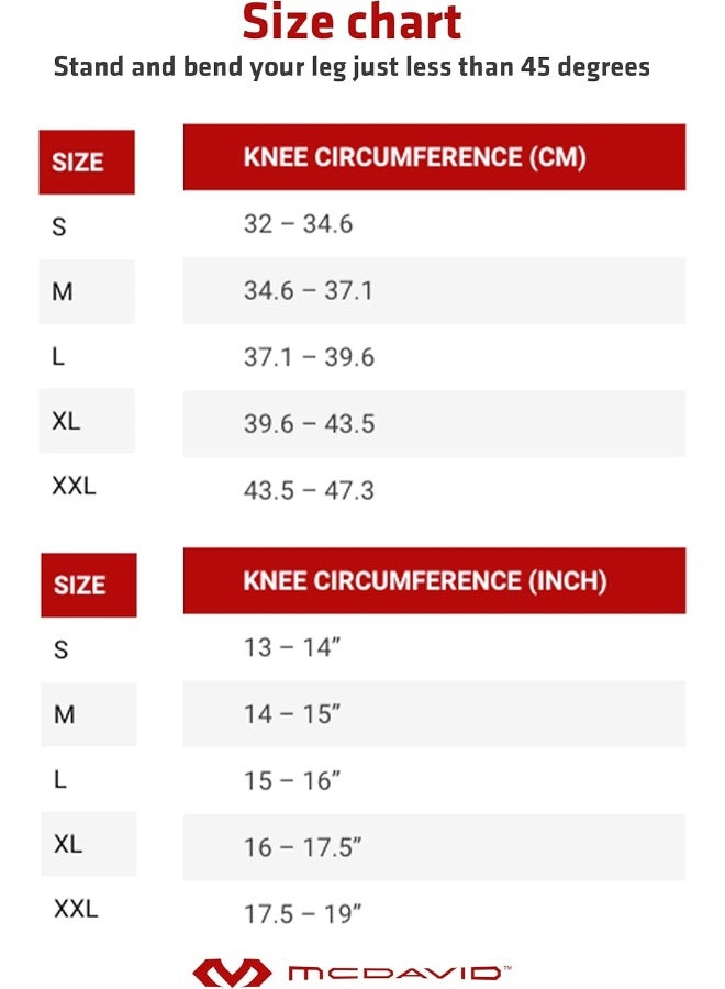 Mcdavid 429X Knee Brace, Maximum Knee Support & Compression for Knee Stability, Patellar Tendon Support, Tendonitis Pain Relief, Ligament Support, Reduce Injury & Assist in Recovery for Men & Women - Image 5