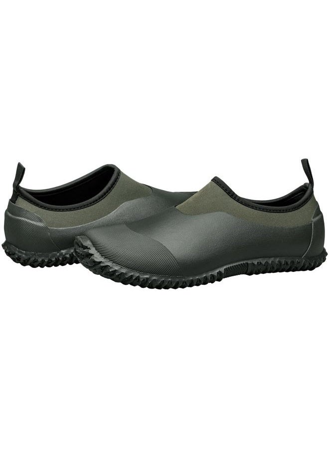 TENGTA Unisex Waterproof Garden Shoes Womens Rain Boots Mens Car Wash Footwear Dark Green 6 - Image 3