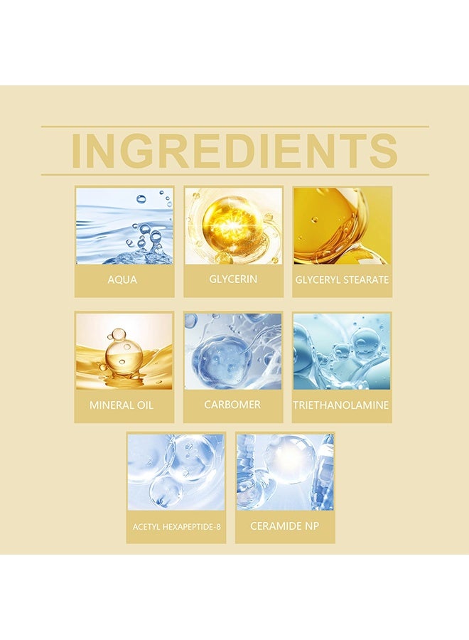 Hoygi AH-8 Firming Lifting Neck Cream, Neck Roller for Firming, Neck and Chest Firming Cream, Firming Lifting Sagging Skin, for Crepey Skin Body Care Comfort, Moisturizing 120g - Image 5