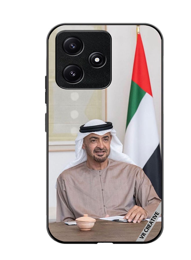 VR CREATIVE Protective Case Cover For Xiaomi Poco M6 Pro 5G Sheikh Mohamed Bin Zayed Al Nahyan Design Multicolour - Image 1