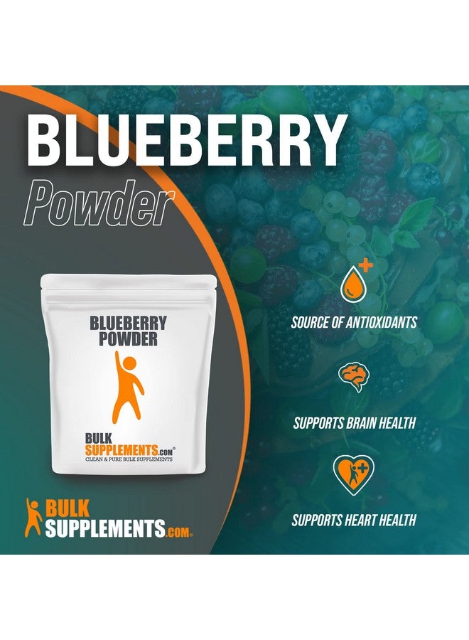 BULKSUPPLEMENTS.COM Blueberry Powder Wild Blueberry Powder Anthocyanin Supplement Wild Blueberries Fruit Powder Blueberry Supplement Blueberry Powder For Baking (500 Grams 1.1 Lbs) - Image 4