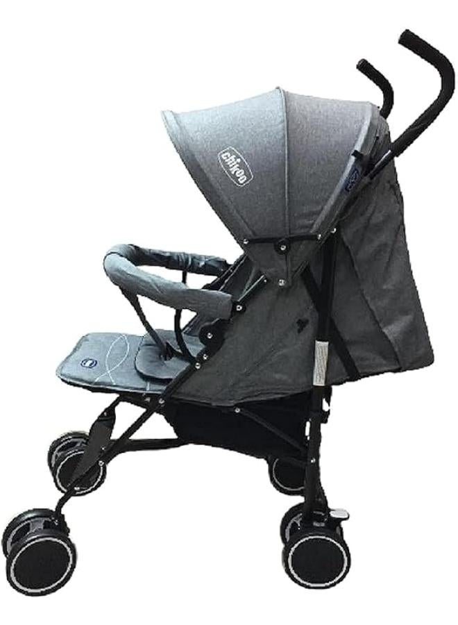 بامبيو دفع والذهاب عكاز عربة طفل-رمادي