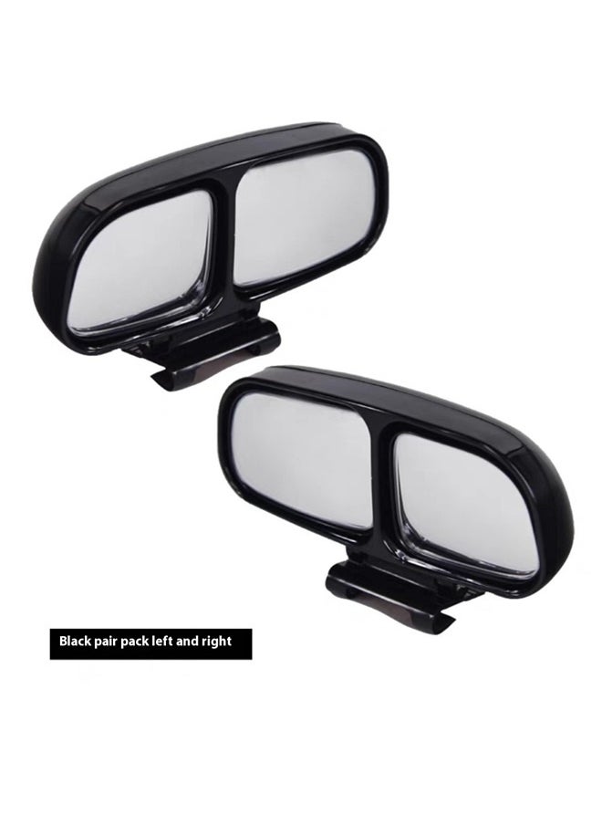 yongsheng - 360-Degree Universal Blind Spot Mirror，Blind Spot Mirrors, Double Vision Auxiliary Mirrors for Left & Right Mirror, Adjustable HD Glass for Maximum Safety and Eliminate Blind Spots - Universal Rear View Mirror Accessory (2 Pack) - Image 1