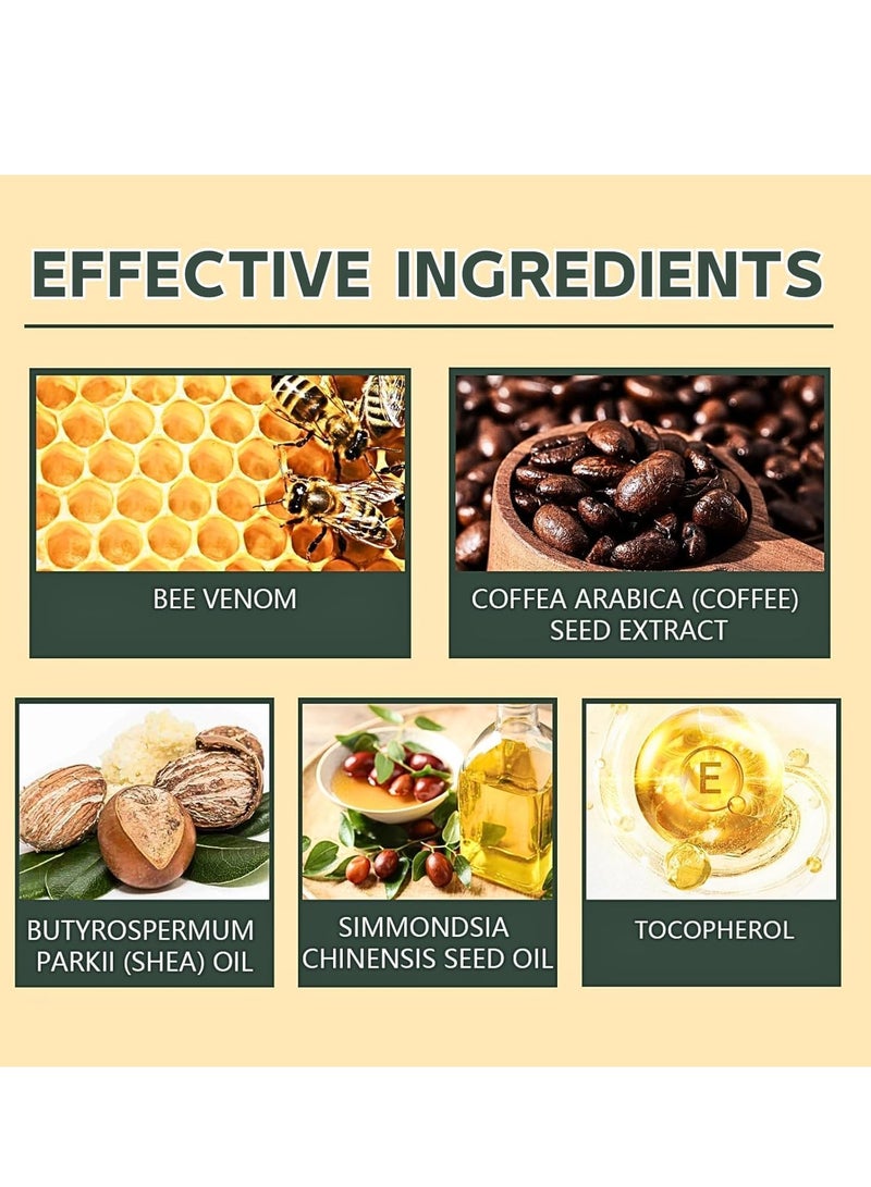 وودسليب كريم إصلاح سم النحل ، مجموعة هدايا للعناية بالبشرة للنساء ، مجموعة العناية بالبشرة المضادة للتجاعيد ، كريم سم النحل لإزالة البقع ، خلاصة الوجه ، غسول ، كريم ، ترطيب وشد (مجموعة من 3 قطع) - Image 3