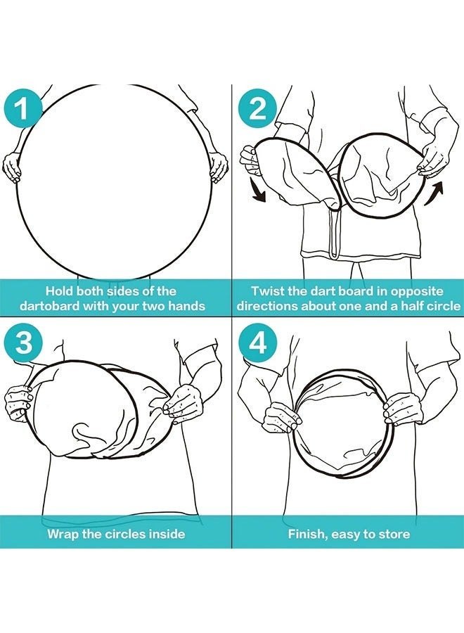 29Inch Large Dart Board For Kids, Kids With Sticky Balls, Boys Toys, Indoor/SportOutdoor Fun Party Play Game Birthday Gifts 3-12 Year OldBoys Girls - Image 5