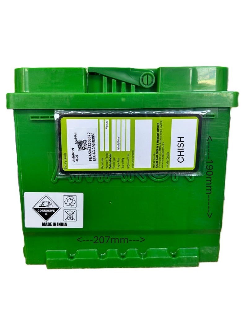 Amaron AGM Car Battery 12V 50AH 540CCA DIN50L / LN1 - Image 3