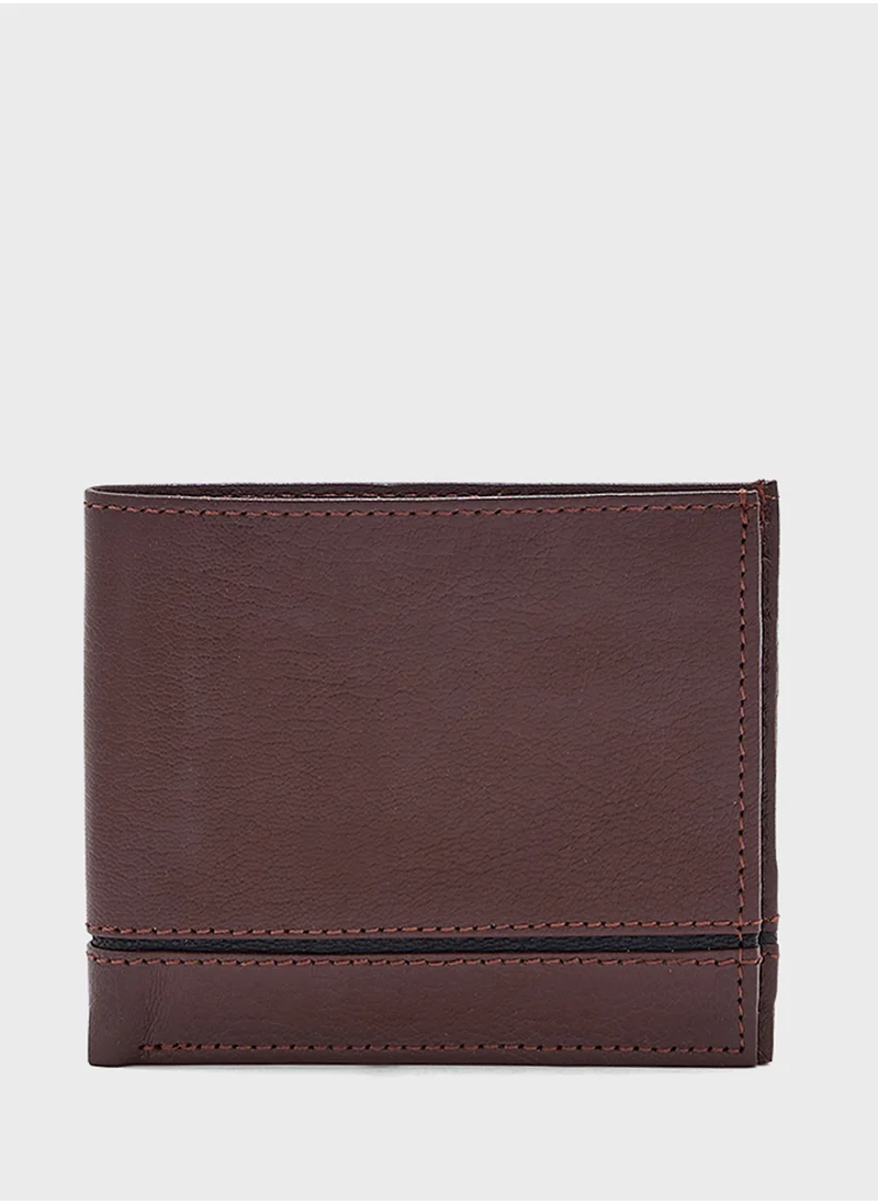 Robert Wood Genuine Leather Bi Fold Wallet