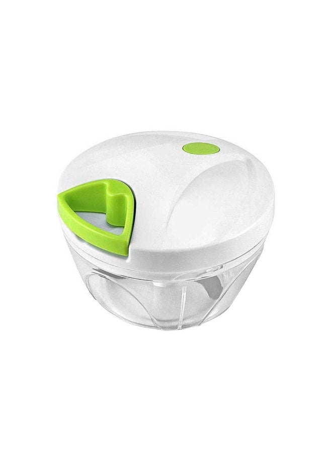 Manual Mini Food Vegetable Pull Chopper White/Clear 8x13x13cm - Image 3