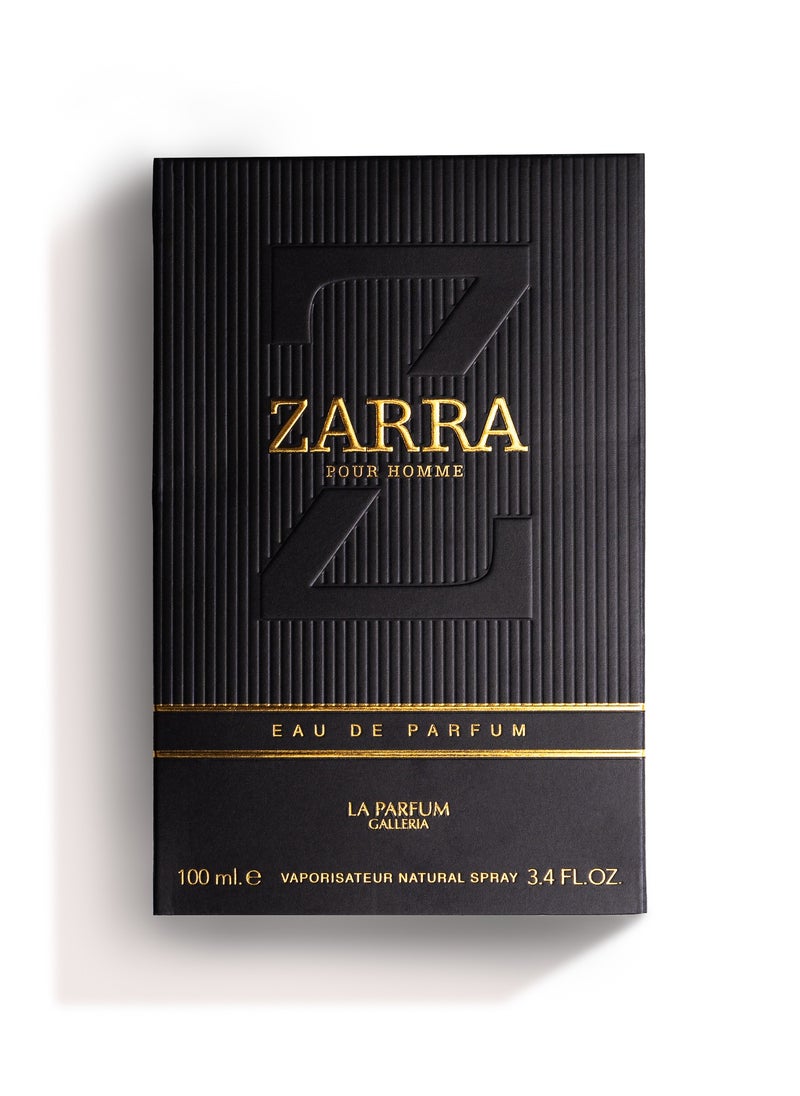 La Parfum Galleria - LA PARFUM GALLERIA Zarra Pour Homme Royalty in a Bottle, Power in a spray ! Eau de parfum for men long lasting perfume 100 ML - Image 1