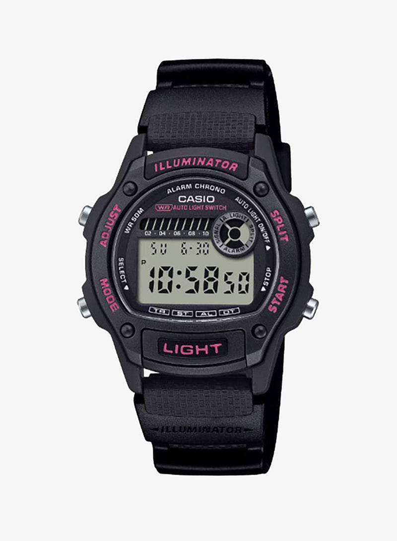 Men's Resin Digital Watch W-220H-1A2VDF - 36.6 mm
