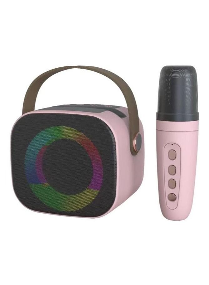 Portable Bluetooth Karaoke Sound with Microphone Split Audio Microphone Children Small Family KTV Set - Image 2